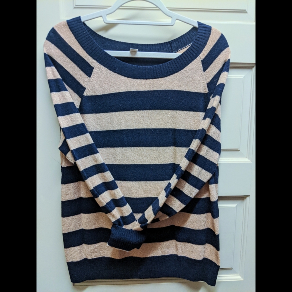 Metallic sweater